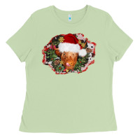 Matcha christmas heifer Ladies Tee - AdoDesignShop
