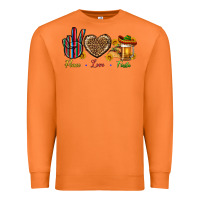 Carrot Peace Love Fiesta Premium Sweatshirt - BundleAndBundleShop