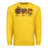 Lemon Peace Love Fiesta Premium Sweatshirt - BundleAndBundleShop