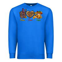 True Royal Peace Love Fiesta Premium Sweatshirt - BundleAndBundleShop