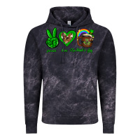 Cloud Black Peace love luck St. Patrick's Day Vintage Hoodie - Neo Western