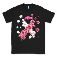 Black teeth and flower cancer ribbon Classic Tee - AdoDesignShop
