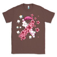 Chestnut teeth and flower cancer ribbon Classic Tee - AdoDesignShop