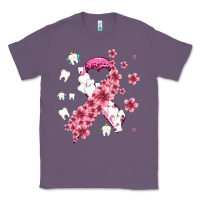 Lavender teeth and flower cancer ribbon Classic Tee - AdoDesignShop