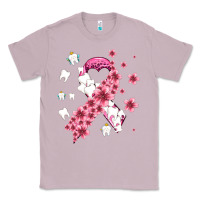 Lilac teeth and flower cancer ribbon Classic Tee - AdoDesignShop