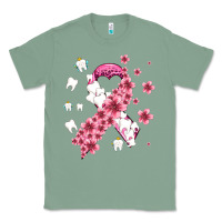 Sage teeth and flower cancer ribbon Classic Tee - AdoDesignShop