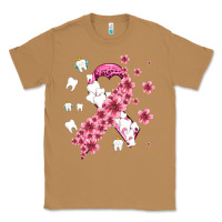 Toasted Coconut teeth and flower cancer ribbon Classic Tee - AdoDesignShop
