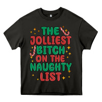 Asphalt the jolliest bitch on the naughty list Heavy Core Tee - MaliasSmallBusiness