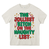 Cream the jolliest bitch on the naughty list Heavy Core Tee - MaliasSmallBusiness