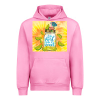 Fuchsia Pink life is short make it sweet Urban Hoodie - TumblerDesignByShophia