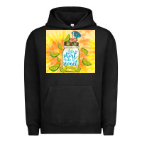Pigment Black life is short make it sweet Urban Hoodie - TumblerDesignByShophia