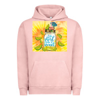 Pigment Salmon life is short make it sweet Urban Hoodie - TumblerDesignByShophia