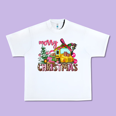 Merry Christmas Urban Heavy Tee Designed By Adodesignshop