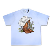 Grape Ice white  cowgirl  and roses Urban Heavy Tee - AdoDesignShop