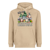 Mushroom merry christmas gnomes truck Heavyweight Hoodie - MaliasSmallBusiness