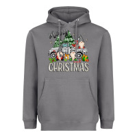 Storm merry christmas gnomes truck Heavyweight Hoodie - MaliasSmallBusiness