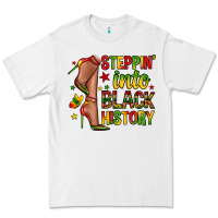 White steppin into black history Premium Tee - Zillion Design Studio