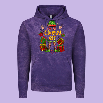 Im The Clumsy Elf Vintage Hoodie Designed By Fadigitalartstudio