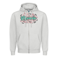 Dove Grey mamaw Zipper Hoodie - MaliasSmallBusiness