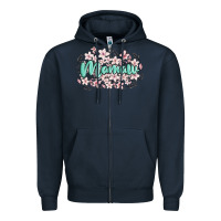 Navy mamaw Zipper Hoodie - MaliasSmallBusiness