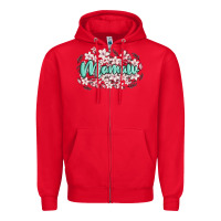 Red mamaw Zipper Hoodie - MaliasSmallBusiness