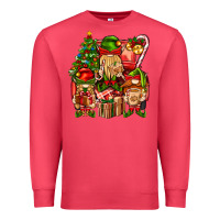 Cardinal Christmas Elf Truck Premium Sweatshirt - BundleAndBundleShop