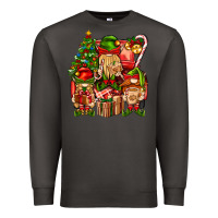 Smoke Christmas Elf Truck Premium Sweatshirt - BundleAndBundleShop