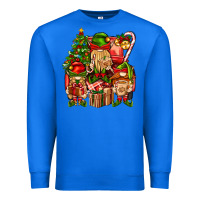 True Royal Christmas Elf Truck Premium Sweatshirt - BundleAndBundleShop