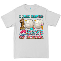 Dove Grey i just served 100 days of school volleyball Premium Tee - Zillion Design Studio