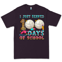 Plum i just served 100 days of school volleyball Premium Tee - Zillion Design Studio