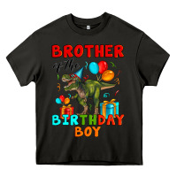 Asphalt brother of the birthday boy t rex Heavy Core Tee - Artiststas