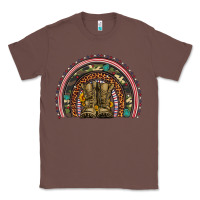 Chestnut soldier boots camouflage leopard gemstone rainbow Classic Tee - Artiststas