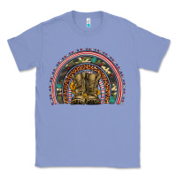 Colony Blue soldier boots camouflage leopard gemstone rainbow Classic Tee - Artiststas