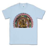 Dusty Blue soldier boots camouflage leopard gemstone rainbow Classic Tee - Artiststas