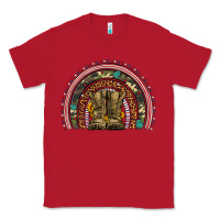 Red soldier boots camouflage leopard gemstone rainbow Classic Tee - Artiststas
