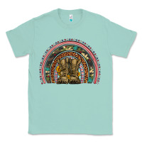 Seafoam soldier boots camouflage leopard gemstone rainbow Classic Tee - Artiststas