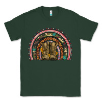 Sports Green soldier boots camouflage leopard gemstone rainbow Classic Tee - Artiststas