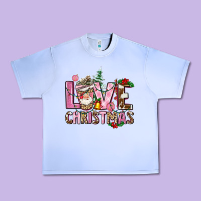 Love Christmas Urban Heavy Tee Designed By Adodesignshop