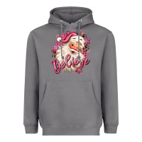 Storm believe pink christmas santa claus Heavyweight Hoodie - MaliasSmallBusiness