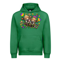 Emerald Mardi Gras Heifers Urban Hoodie - HowdyJamesFarm