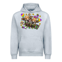 Heather Grey Mardi Gras Heifers Urban Hoodie - HowdyJamesFarm