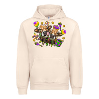 Sandshell Mardi Gras Heifers Urban Hoodie - HowdyJamesFarm