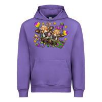 Tulip Mardi Gras Heifers Urban Hoodie - HowdyJamesFarm