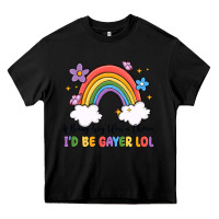 Black if being gay was a choice i'd be gayer lol Heavy Core Tee - MaliasSmallBusiness