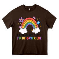 Chocolate Brown if being gay was a choice i'd be gayer lol Heavy Core Tee - MaliasSmallBusiness