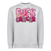 Heather Grey fuck cancer Heavyweight Sweatshirt - JahusDesignShop