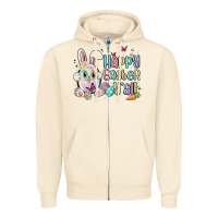 Sandshell happy easter y'all Zipper Hoodie - MaliasSmallBusiness