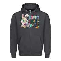 Smoke happy easter y'all Zipper Hoodie - MaliasSmallBusiness