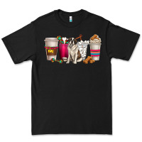 Black st. bernard dog coffee cups Premium Tee - texasbilliewilder