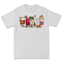 Dove Grey st. bernard dog coffee cups Premium Tee - texasbilliewilder